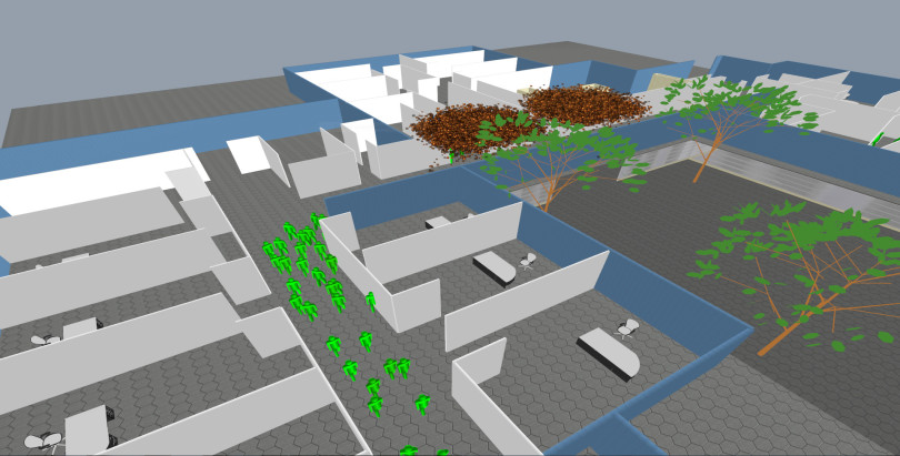 Evakuierung von Gebäuden besser planen / Improved Planning for the Evacuation of Buildings