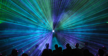 Lasershow VDI-Technologiezentrum