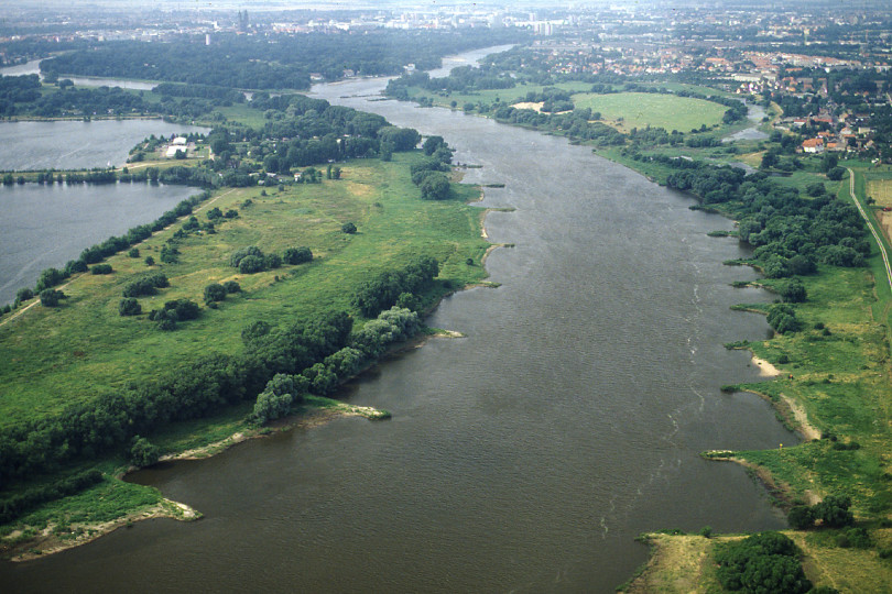 Luftbild Elbe