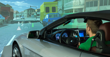 Fahrsimulator Head-up-Display