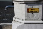 Stadtbrunnen ohne Wasser