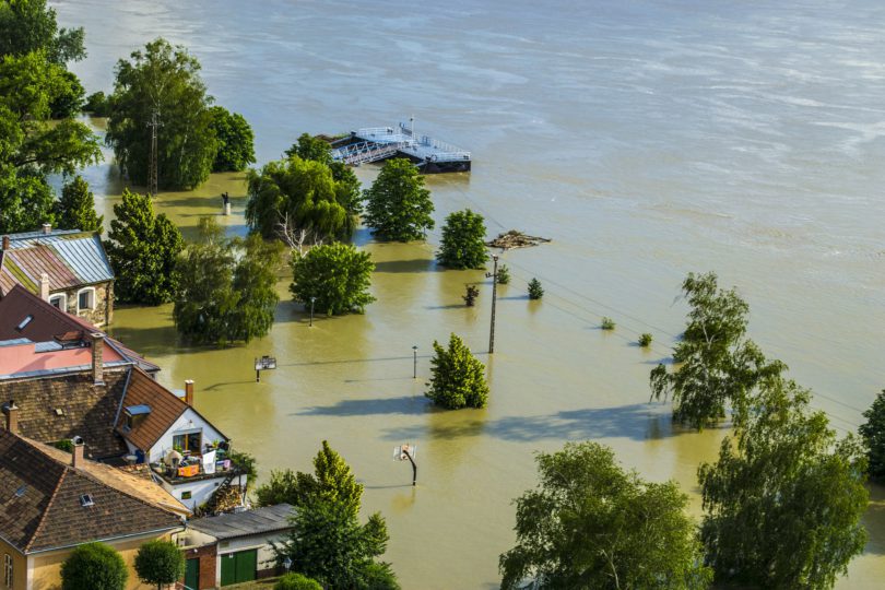 Extremes Hochwasser