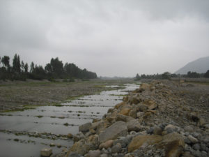 Der Río Lurín südlich von Lima