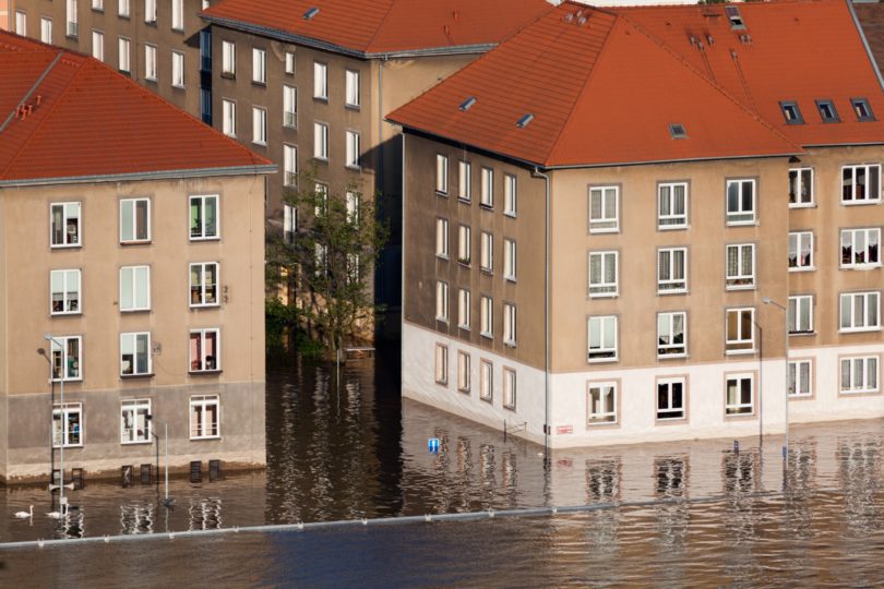 Die globale Erwärmung führt vermehrt zu Hochwasser