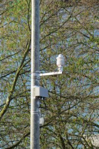 Im Rahmen des Testfelds aufgebaute Straßenwetterstationen