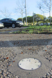 Im Rahmen des Testfelds aufgebaute Straßenwetterstationen