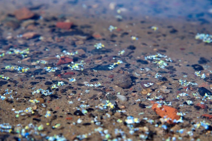 Mikroplastik im Wasser