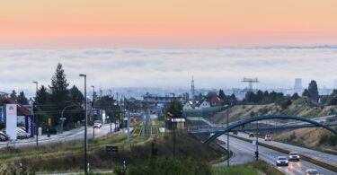 Verkehrsdichte und Luftverschmutzung