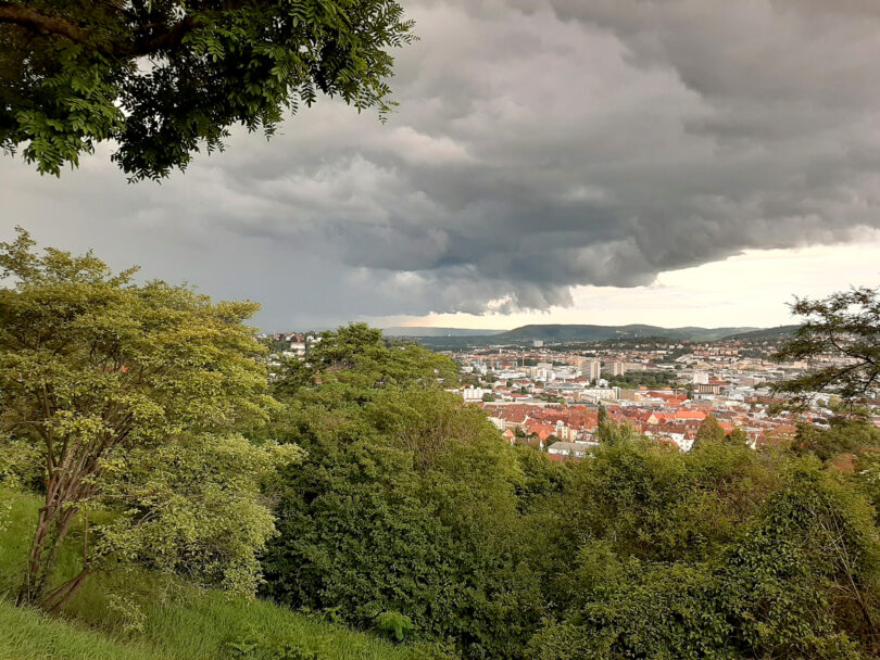 Sommerlicher Hitzestress in Stuttgart