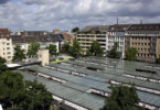 Blick auf den Carlsplatz in Düsseldorf