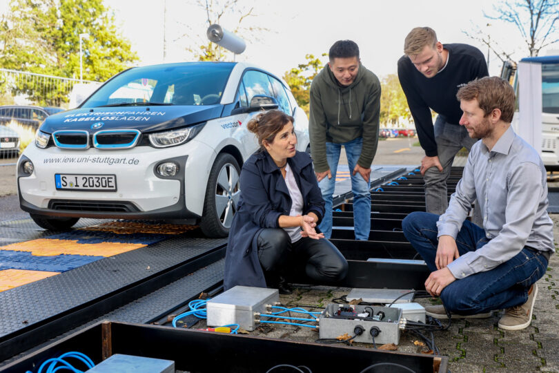 Induktives Laden während der Fahrt